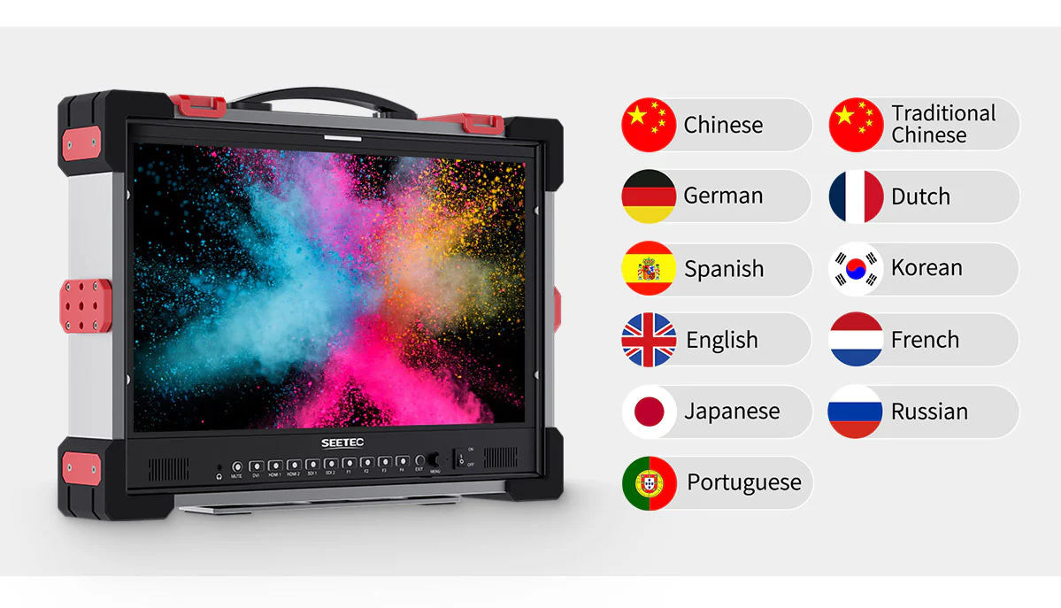 11言語をサポート