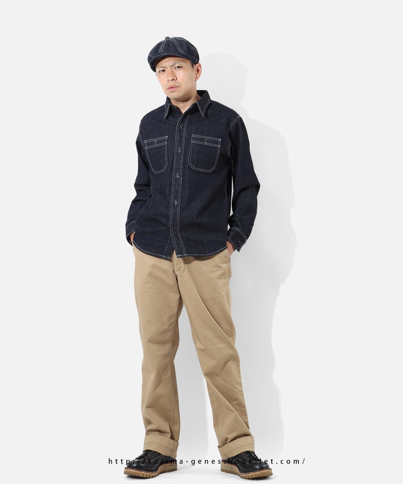 Denim Work Shirt by KGR / デニムワークシャツ by KGR | 2025 Autumn