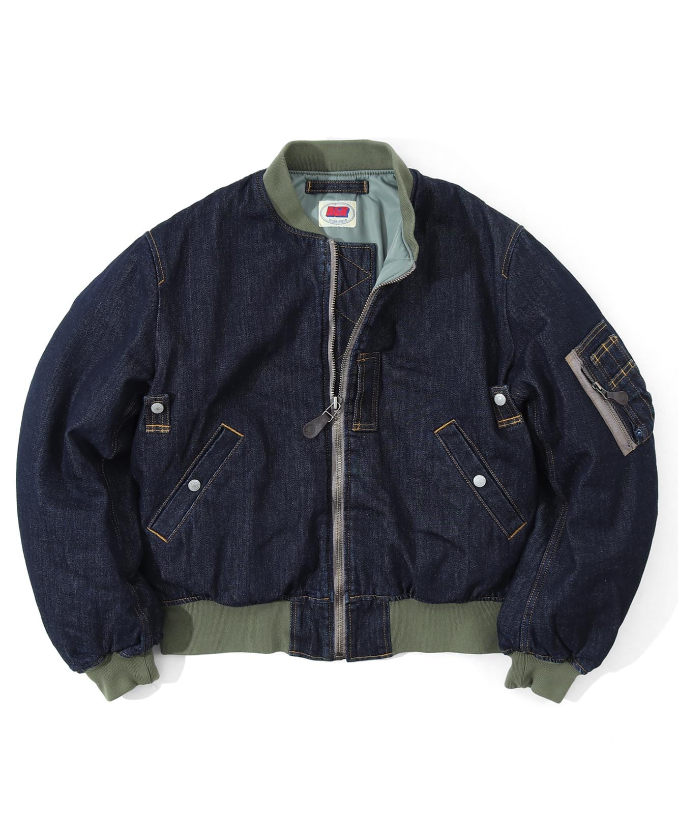 デニム MA-1 フライトジャケット 児島ジーンズ KGR-504