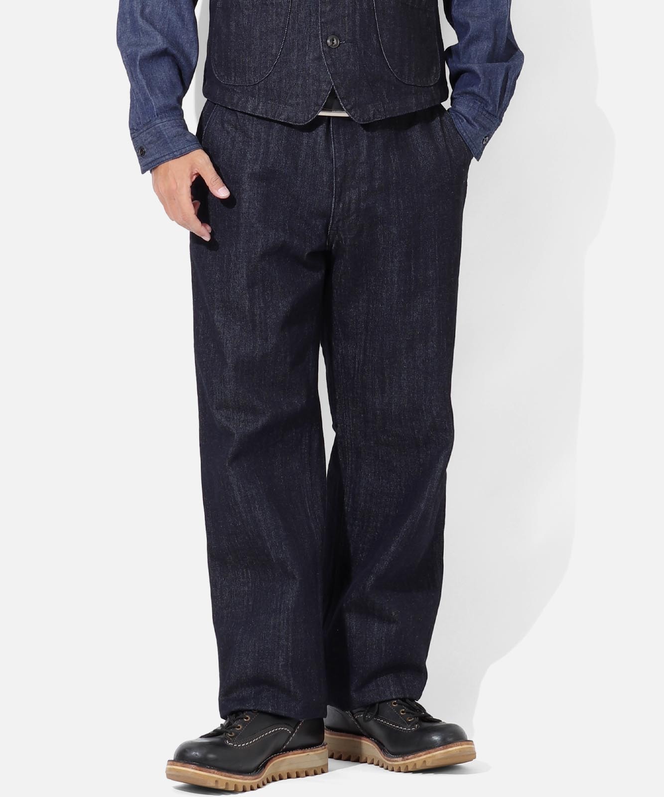 Denim & Wabash Trousers / デニム＆ウォバッシュ トラウザーパンツ