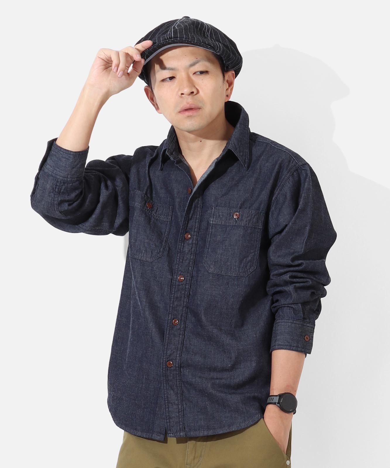 RNB-2052 WEB限定 デニムシャツ