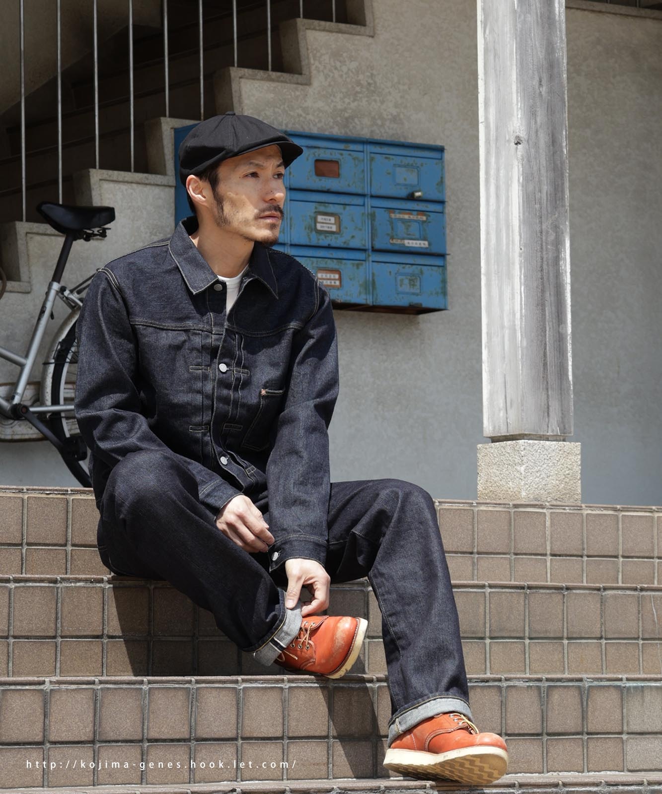 maichi様せ GEA1】Mame Kurogouchi □Synthetic Leather Fancy Ftitch Top