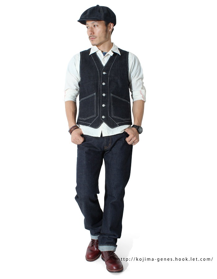 ワークベスト トップス ベスト 児島ジーンズ 公式サイト 国産 デニム ジーンズ