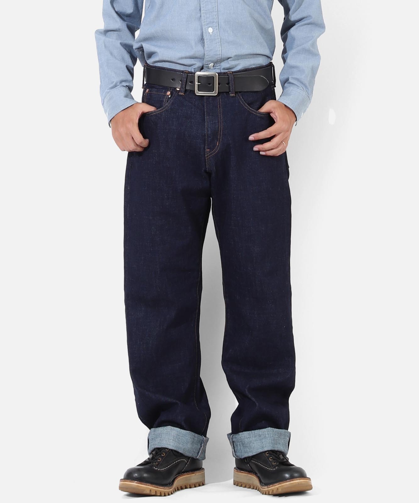 14oz Selvedge Wide Denim / 14oz セルビッチ ワイド デニム