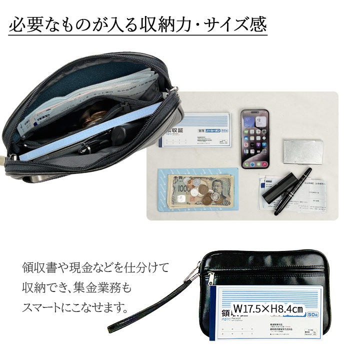 必要なものが入る収納力、サイズ感