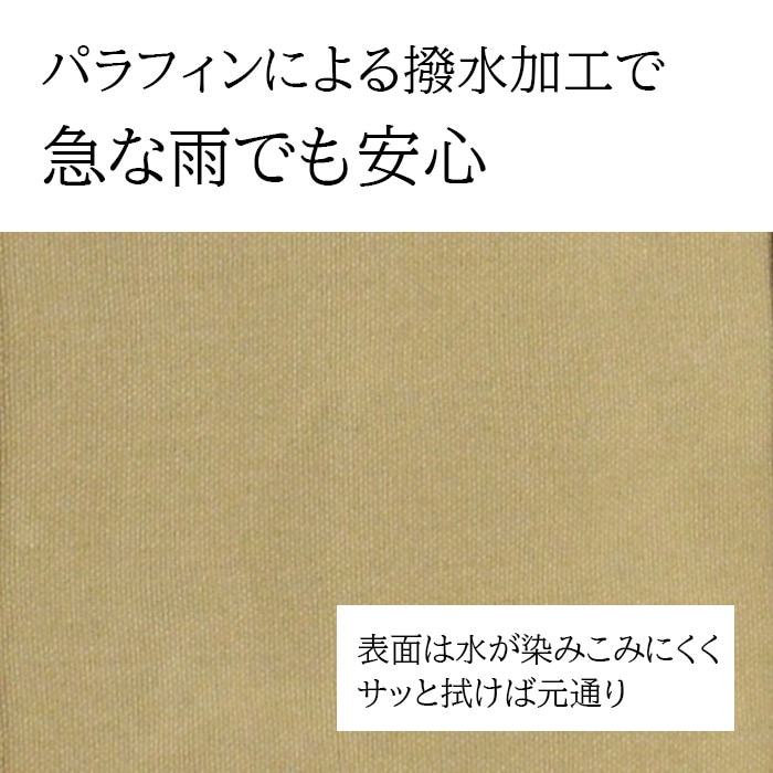 撥水加工された生地