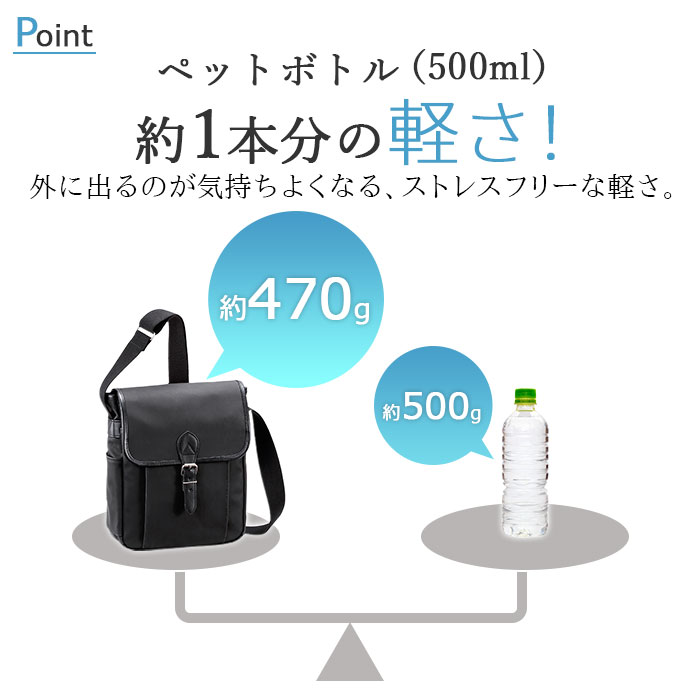 ペットボトル一本分の軽さ