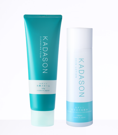 脂漏性皮膚炎でお悩みの方に。KADASON薬用洗顔フォーム KADASON薬用セラミド化粧水
