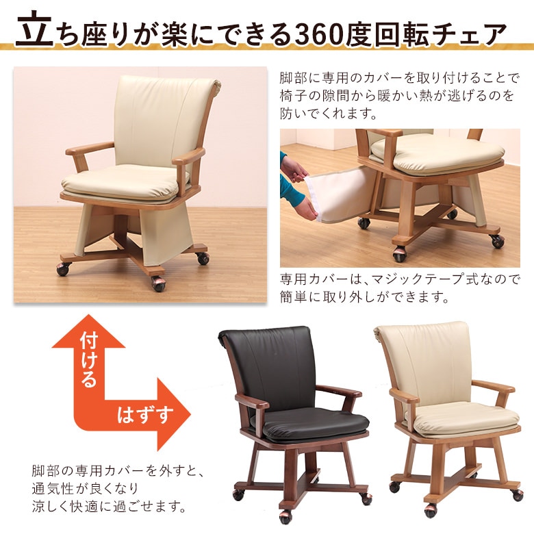 360度回転式チェアー