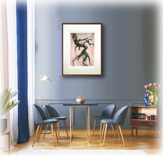 絵画 版画 渡辺あきお・ときめく色彩の中で・・・ インテリア | 渡辺