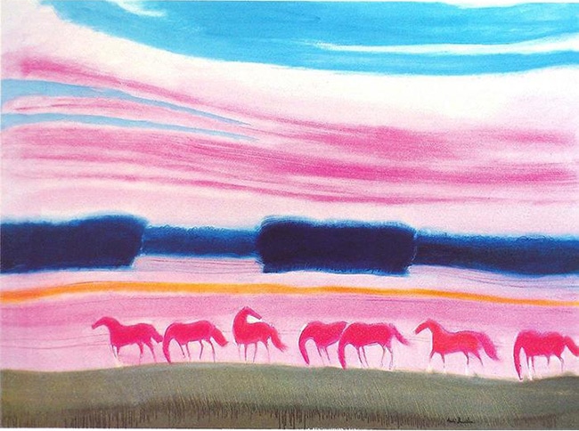 絵画 アンドレ・ブラジリエ バレデュバロワ ミュージアムアート