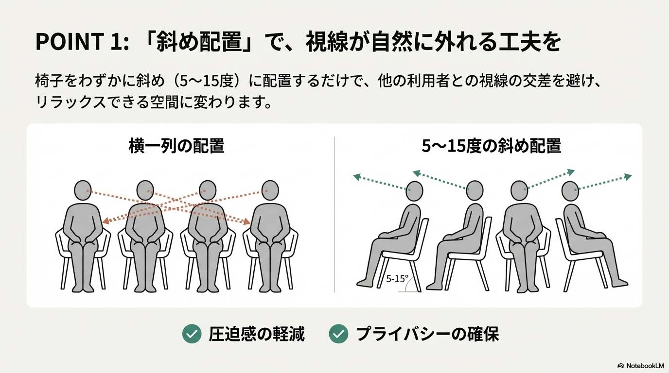 通路幅を確保したレイアウト例