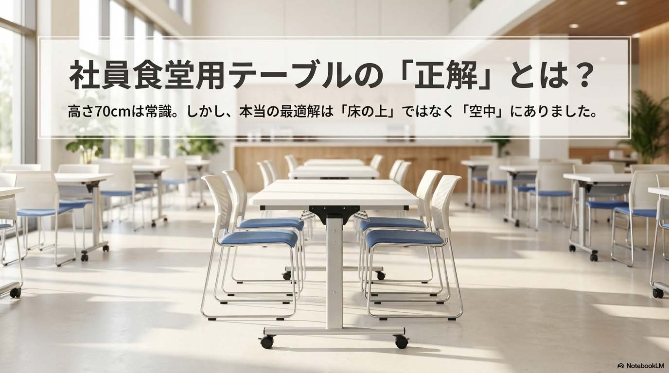 清潔な社員食堂の様子