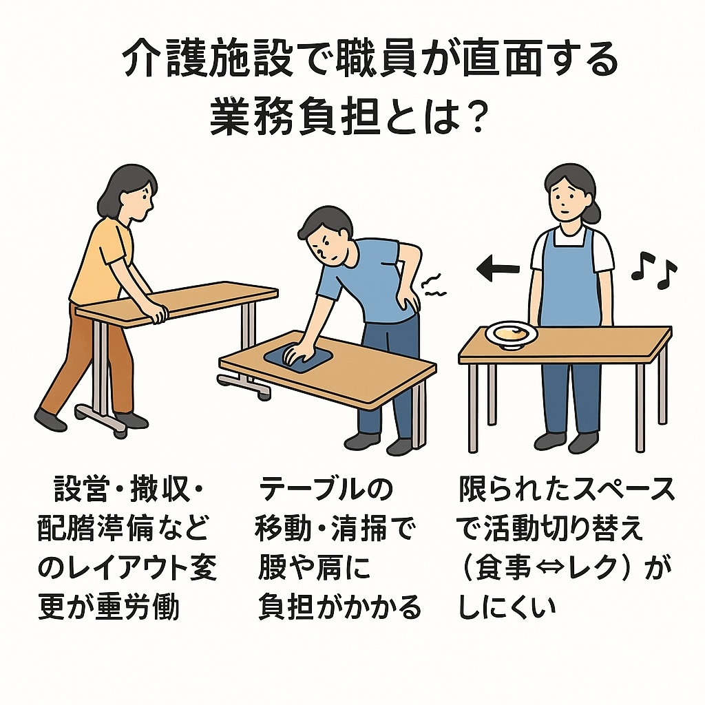 介護施設の介護士への負担