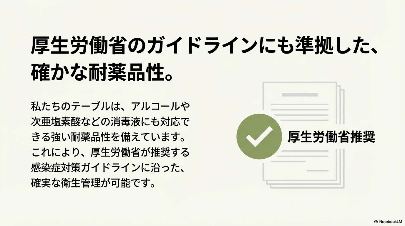 食べこぼしやお絵描き汚れも拭き取りやすい保育園テーブルのビフォーアフター写真