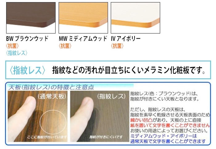 お手入れがしやすい天板