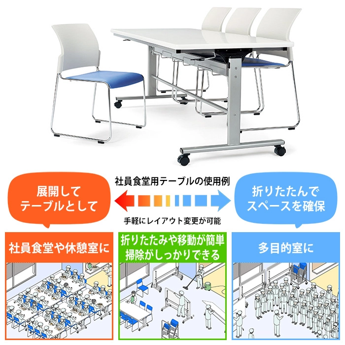 ニシキ工業の介護用テーブル E-RFCシリーズ