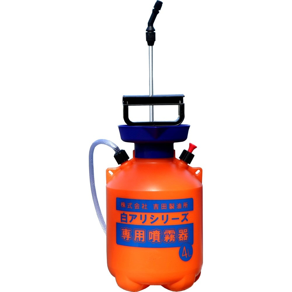 シロアリ駆除剤 水性白アリスーパーPHI 希釈済み 2L×3缶 オレンジ＋4L専用噴霧器セット