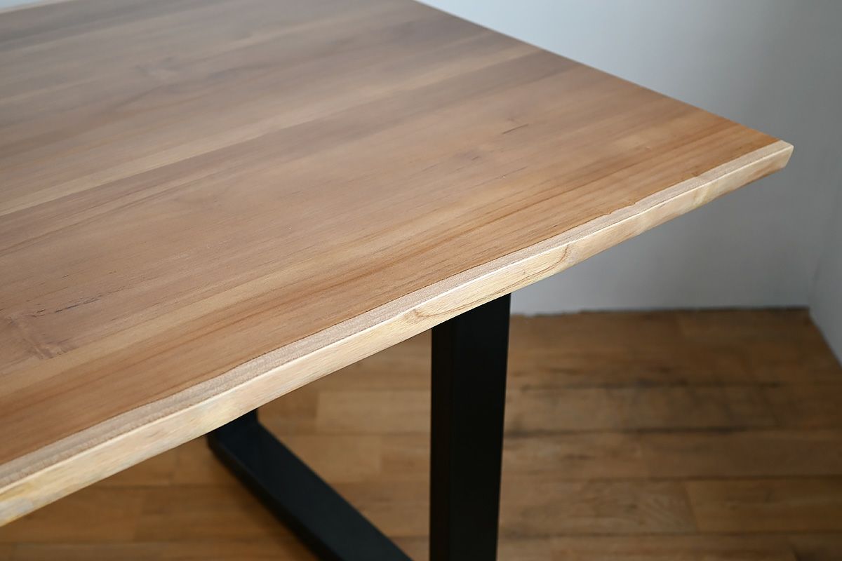 ナチュラルエッジ ダイニングテーブル(W165) (W180)