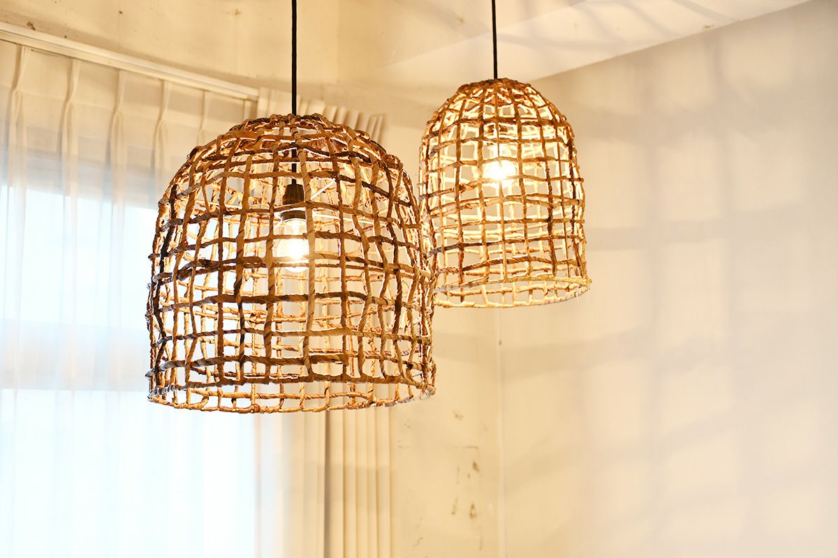 バナナリーフ 鳥籠ランプ