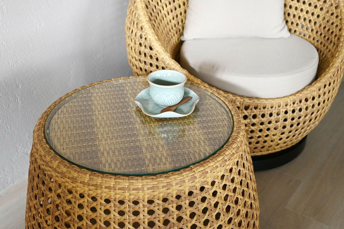 アウトドア ラウンドテーブル