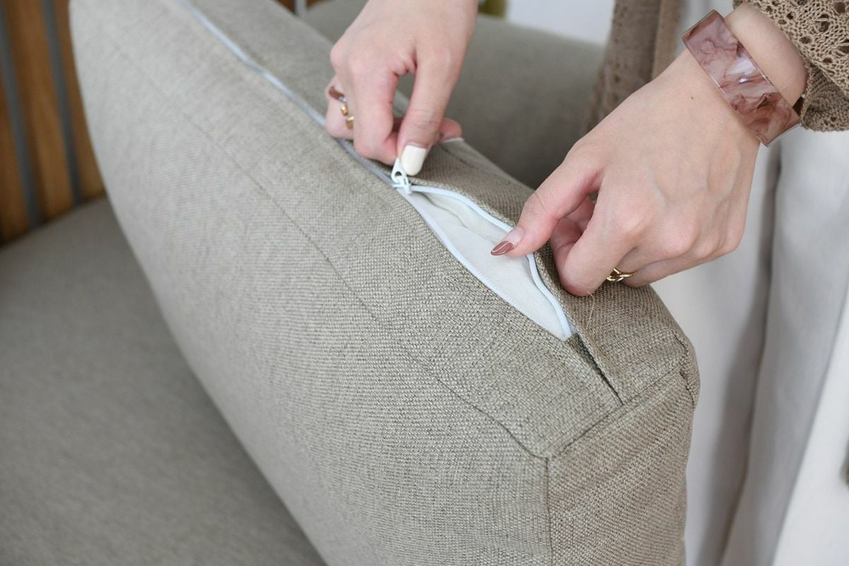 ウッドソファ（3人掛け）