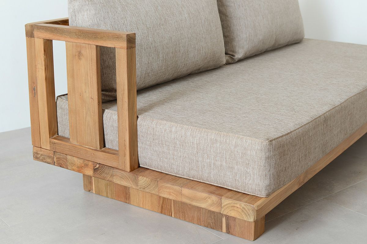 ウッドソファ（3人掛け）