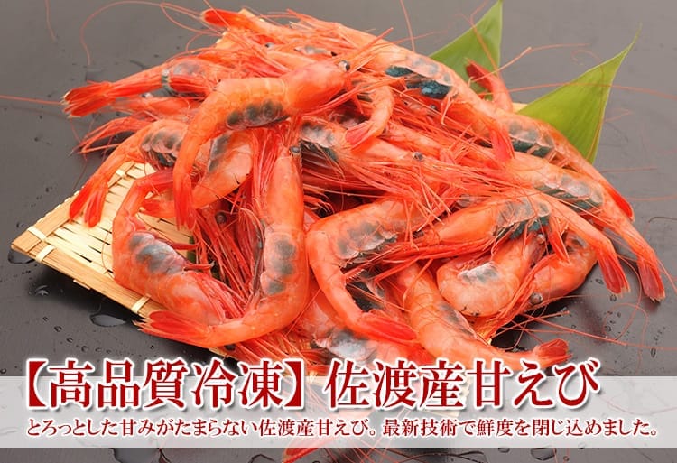 佐渡産甘えび 1kg 全国全品送料込 角上魚類 海鮮ギフト