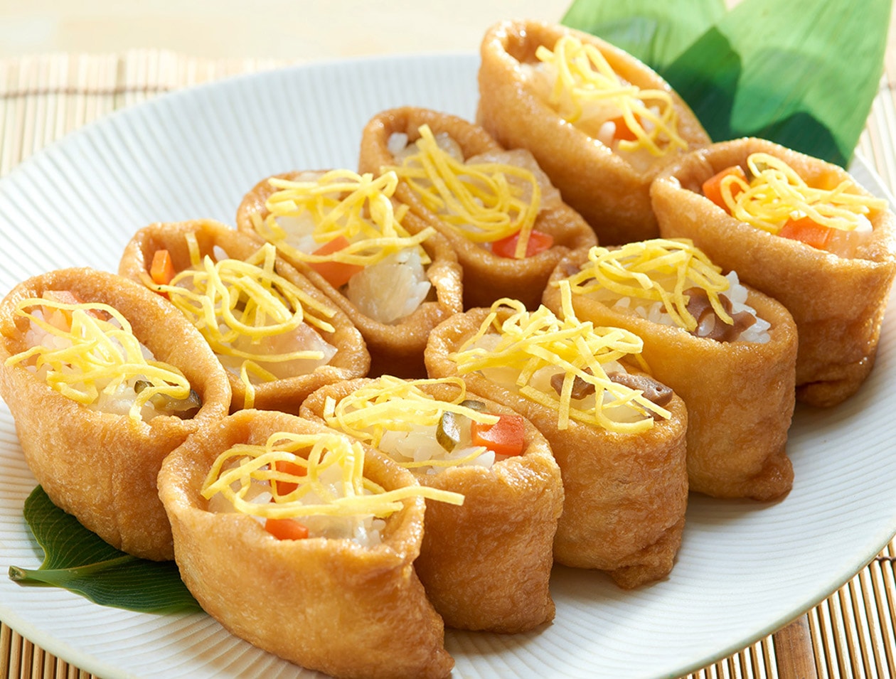 福神漬のいなり寿司