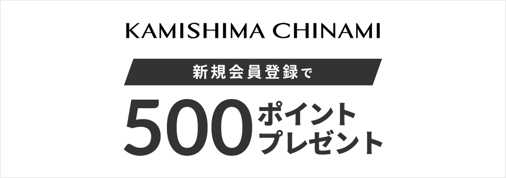 新規会員登録で500ポイントプレゼント
