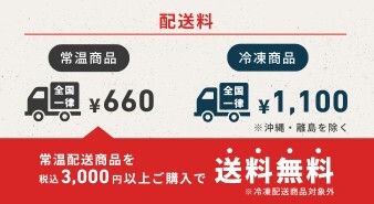 配送料について