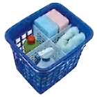 インナーバスケットに仕切り板Aをセットし分類整理・コンドル　インナーバスケット用仕切り板A