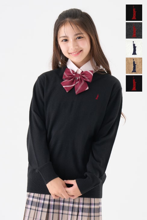 メリノウール混セーター / EASTBOY（イーストボーイ）