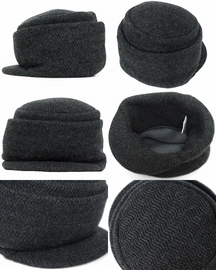 Cashmere ニットキャップ　ブラック FORSOMEONE - CASHMER KNIT BEANIE (BLACK) / カシミア ニットキャップ