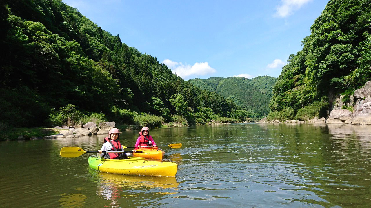 木津川カヌー体験