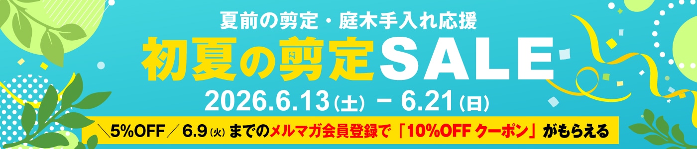 初夏の剪定セール