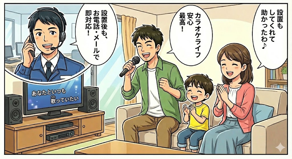 マンガ第4話：設置後も安心の即対応！