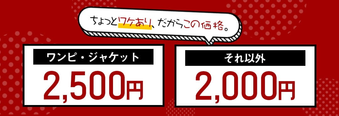 訳あり　均一価格