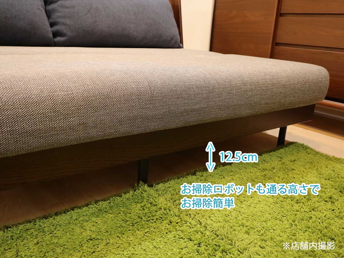 展示現品】 国産ソファベッド 幅180cm クッション2個付き ペース PACE