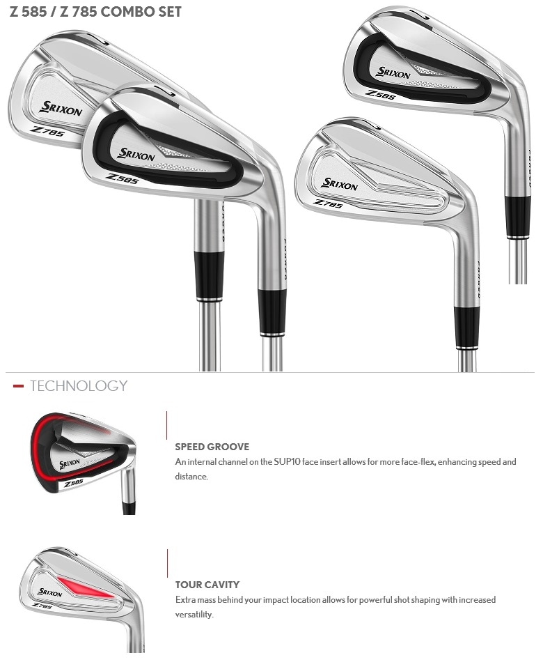 Srixon Z 585 Z 785 Combo Set Iron スリクソン Z585 Z785 コンボセット アイアン 5 9p 6本セット メーカーカスタムシャフト対応モデル アイアンセット スリクソン プロラインgolf