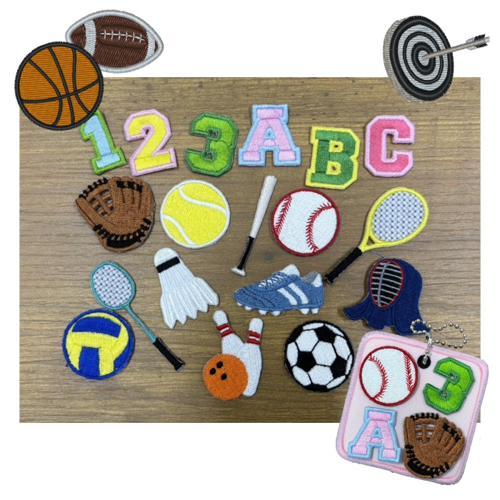 NJ sisyu スポーツセット スポーツモチーフのミシン刺繍データ77種類