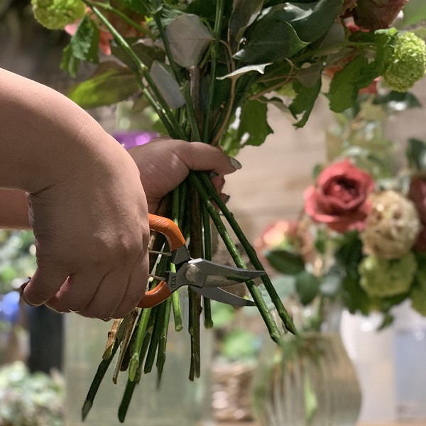 Syu 生花剪定ハサミ オレンジレザー ロイヤルガーデナーズクラブ公式通販