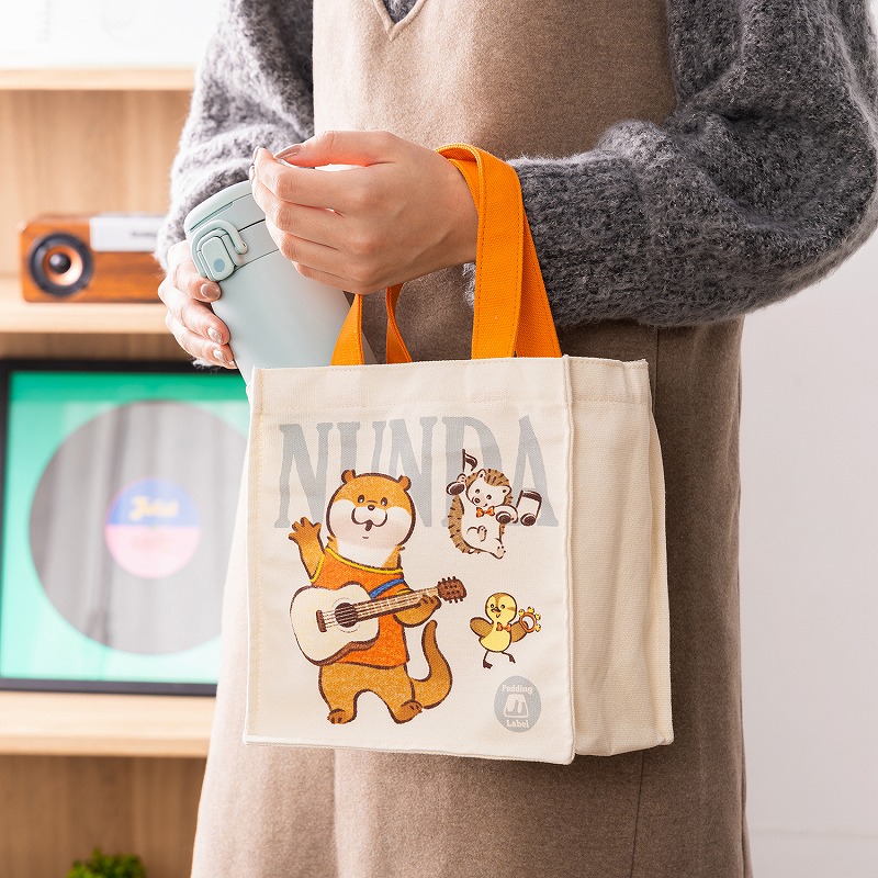 可愛い嘘のカワウソ ぬんぬんレコード スクエアマルチサブバッグ