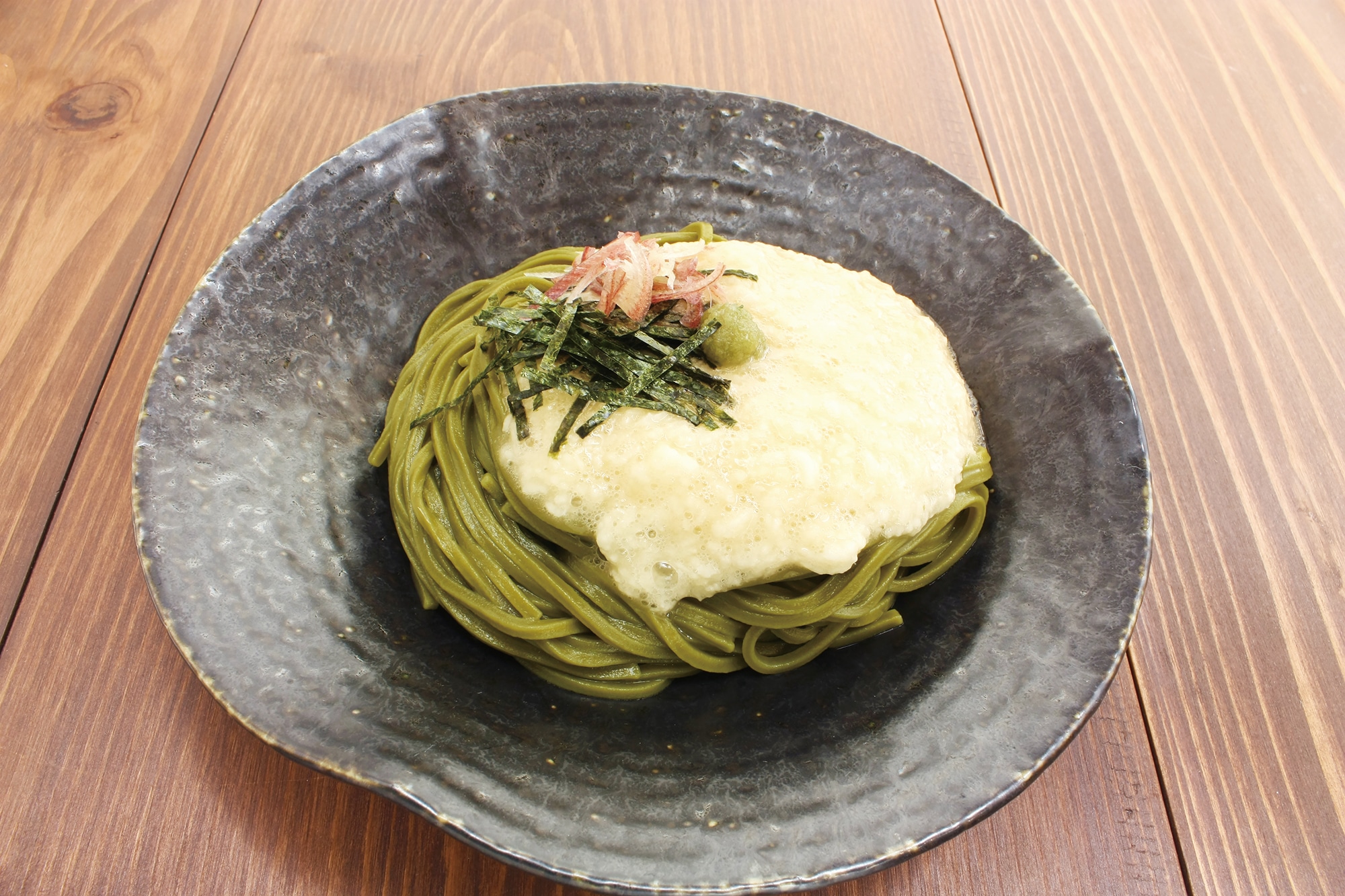 麦とろろ茶うどん