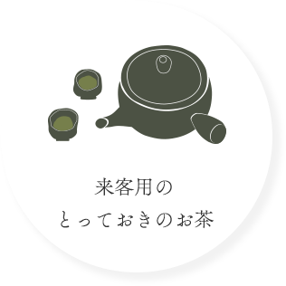 来客用のとっておきのお茶