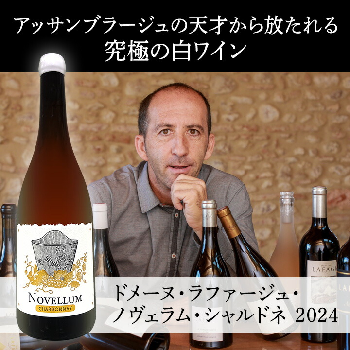 ドメーヌ・ラファージュ・ノヴェラム・シャルドネ 2024フランス 白