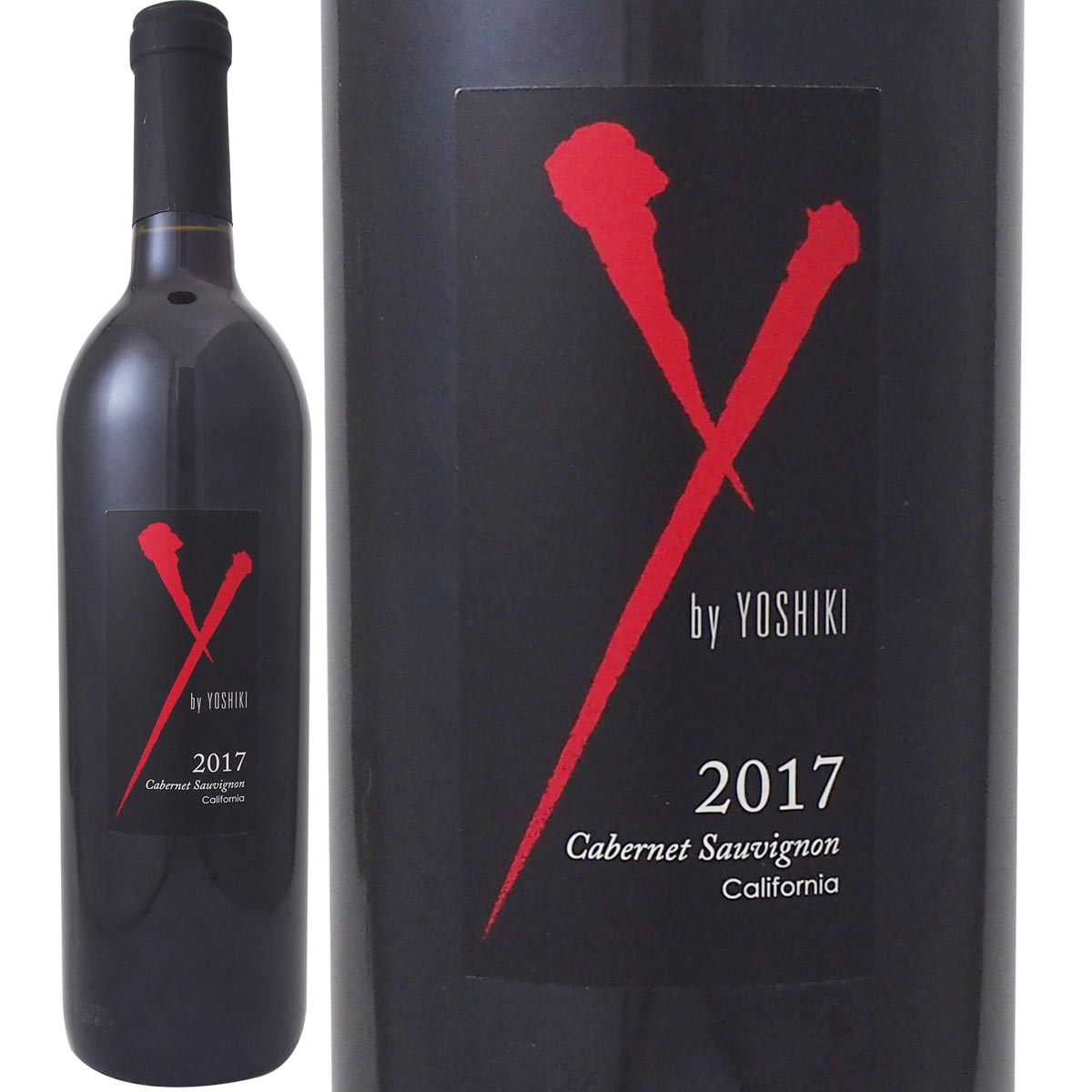 Y by Yoshiki・カベルネ・ソーヴィニョン 2017 アメリカ 赤ワイン 750ml 辛口 X Japan ワイン 赤ワイン 赤 ギフト  プレゼント-京橋ワイン