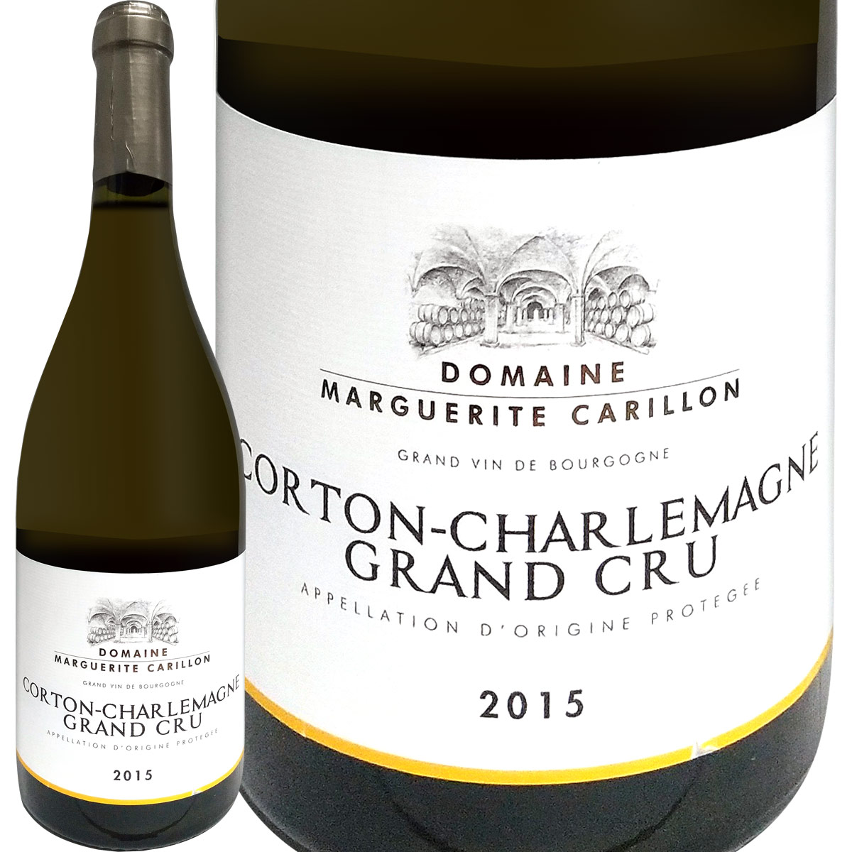 ドメーヌ・マルグリット・カリヨン コルトン・シャルルマーニュ・グランクリュ 2015 白ワイン-京橋ワイン