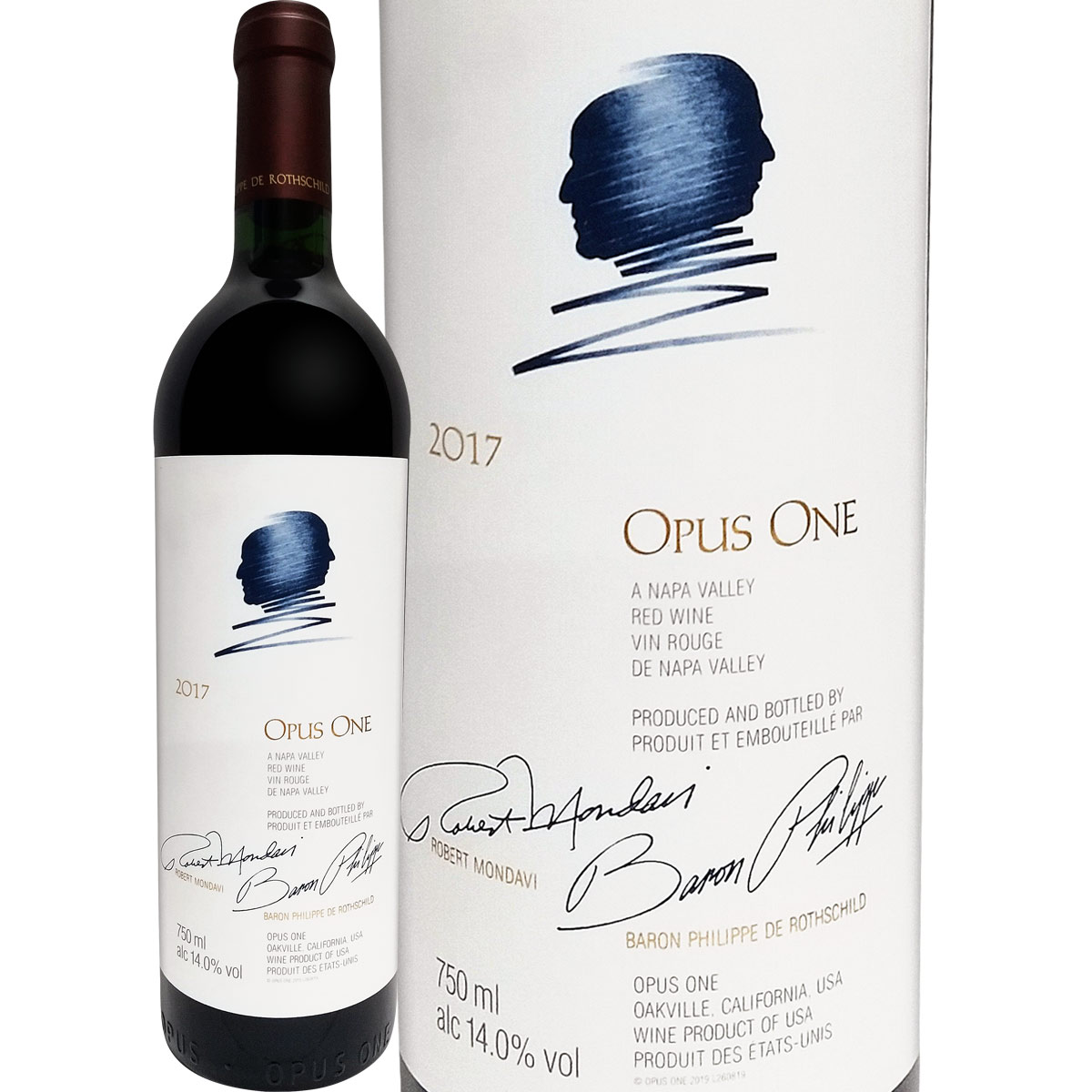 オーパス・ワン 2017 アメリカ 赤ワイン 750ml フルボディ 辛口 パーカー95点 Opus One ワイン 赤ワイン 赤 ギフト プレゼント  カリフォルニア　グランヴァン-京橋ワイン