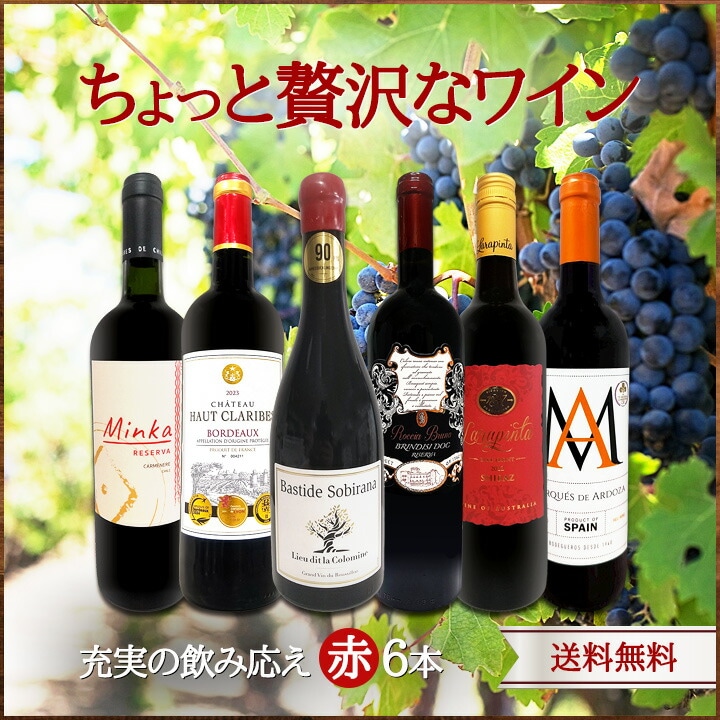 送料無料】第175弾！当店厳選！これぞ極旨赤ワイン！『大満足！充実の 